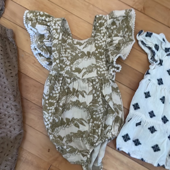 Baby Girl Clothes Lot 12-18 Mo Boho Summer Pink Neutral 10 Items - Picture 3 of 7